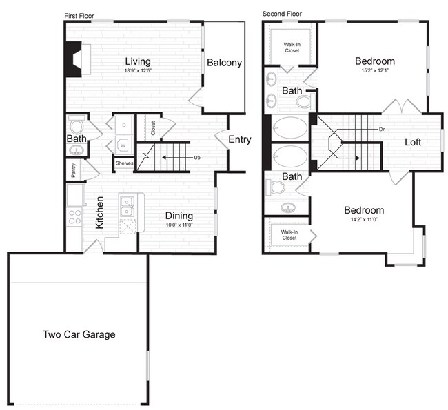 TH2 2X2 0514 floor plan